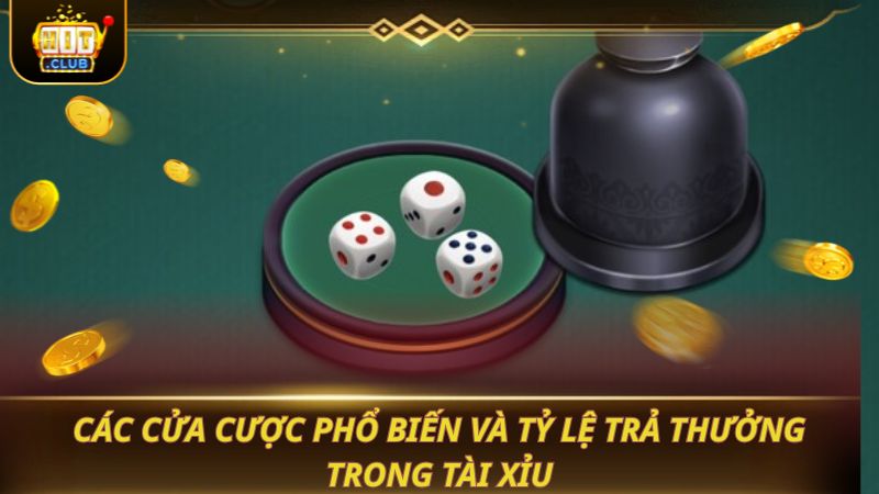 LUẬT TÀI XỈU ONLINE DỄ HIỂU ĂN TRỌN CƯỢC Các cửa cược phổ biến và tỷ lệ trả thưởng trong Tài Xỉu