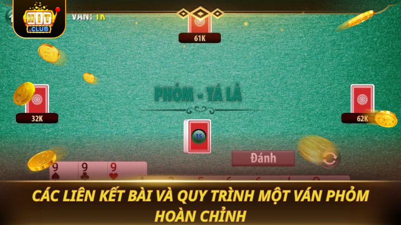 PHỎM: NẮM VỮNG CÁCH CHƠI CHO CÁC CƯỢC THỦ Các liên kết bài và quy trình một ván phỏm hoàn chỉnh